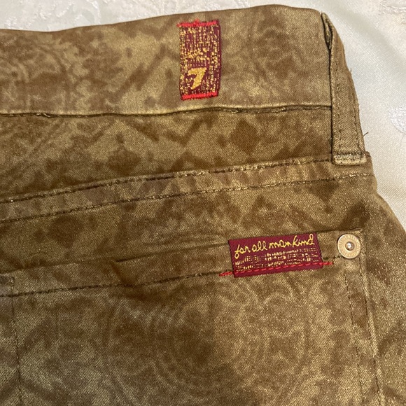 7 For All Mankind metallic print jeans - Picture 9 of 9